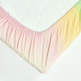 Fitted Crib Sheet - Ombre Organic Cotton - Multi-colored