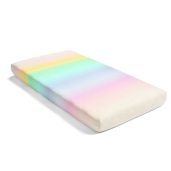 Fitted Crib Sheet - Ombre Organic Cotton - Multi-colored