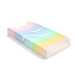 Changing Pad Cover - Colorful Ombre on Organic Cotton Jersey