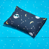 Cool Space Dudes Cotton 4 Piece Navy Comforter Set