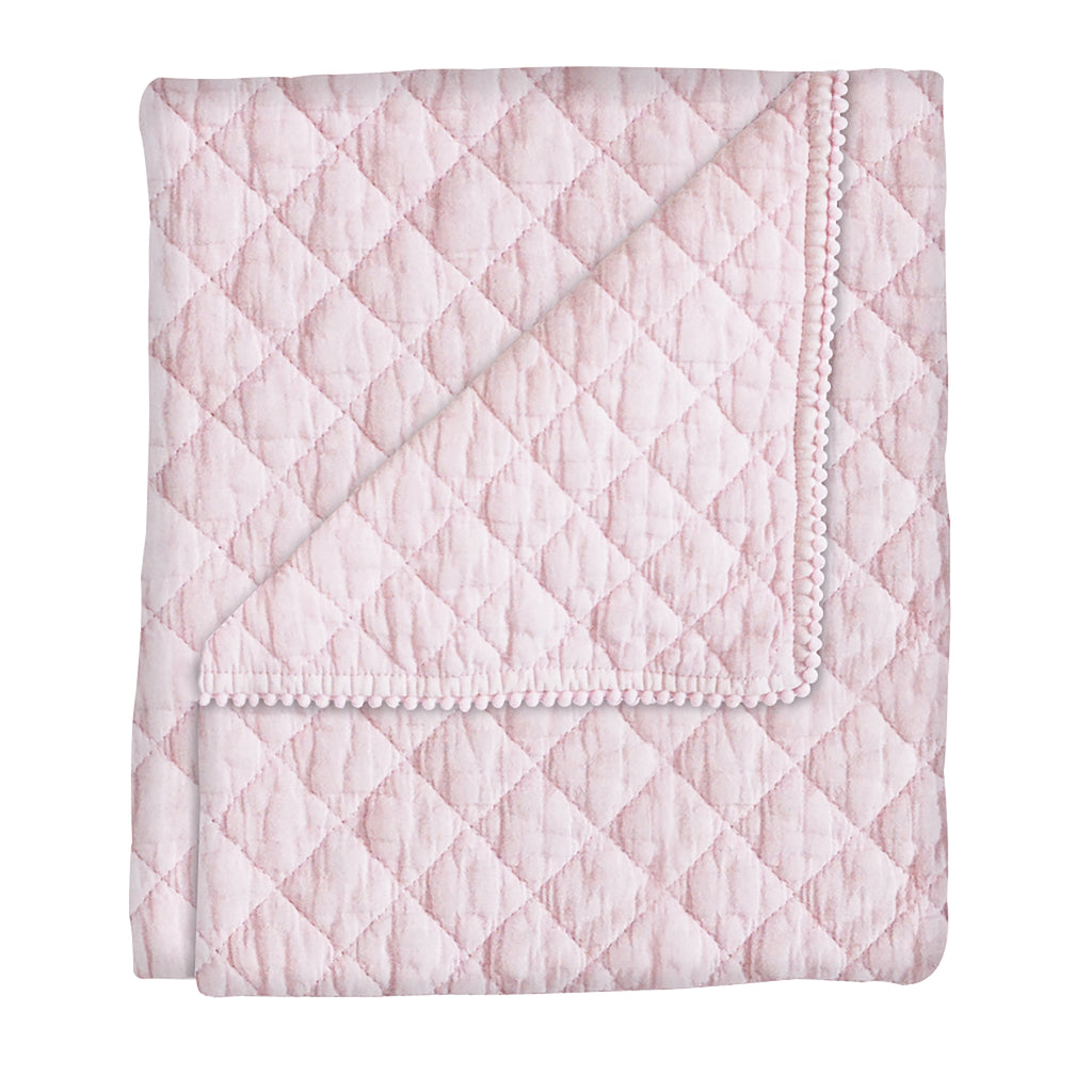 Quilt - Diamond Stonewash Pink